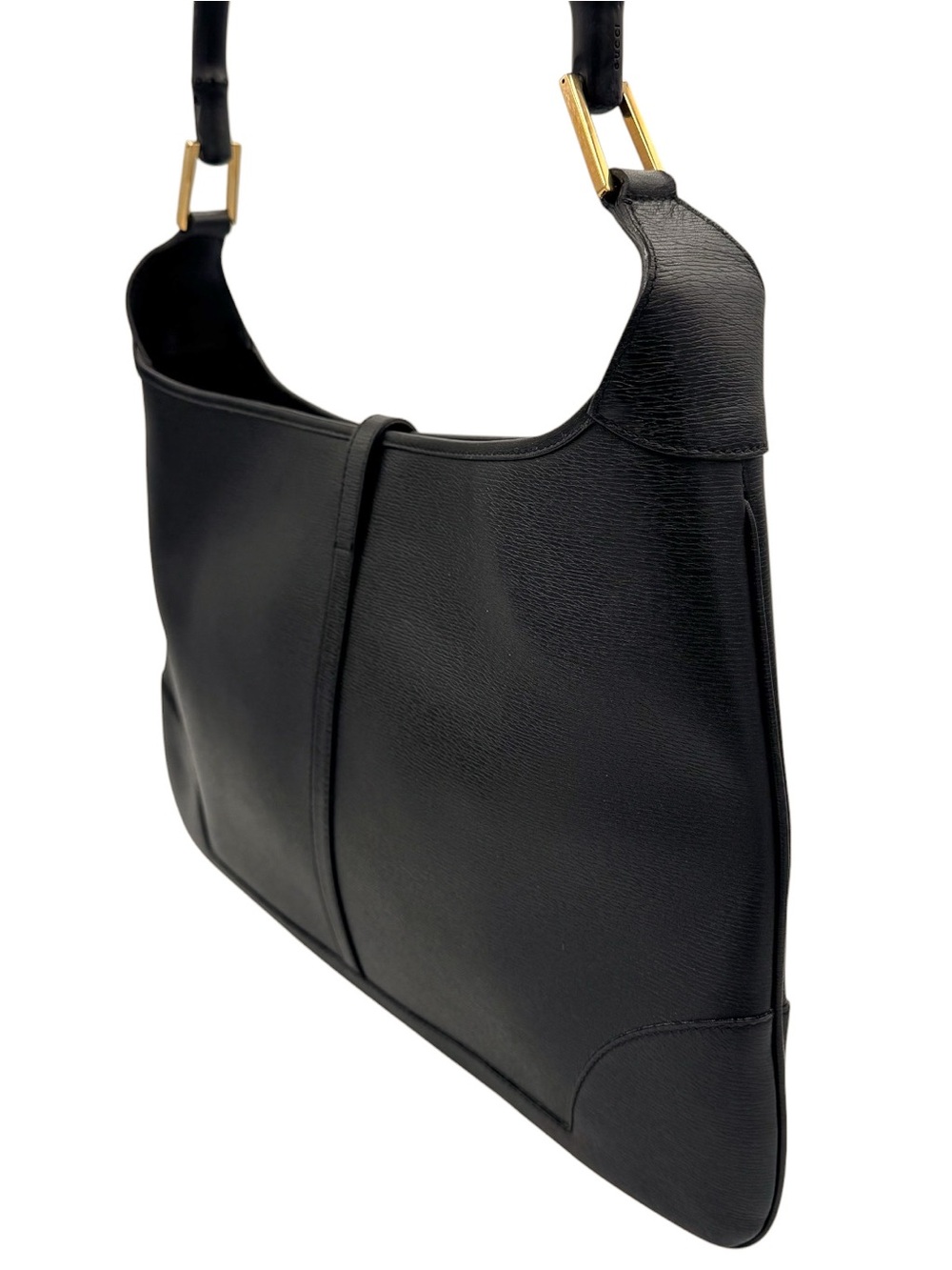 Gucci Tom Ford Era Bamboo Jackie Black Leather Shoulder Bag - Picture 6 of 14